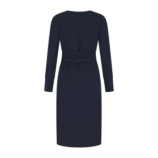 Port Lavande Jurk Doortje donkerblauw