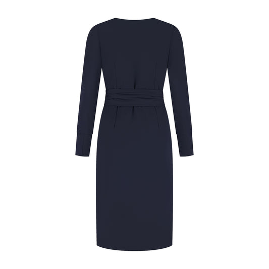 Port Lavande Jurk Doortje donkerblauw