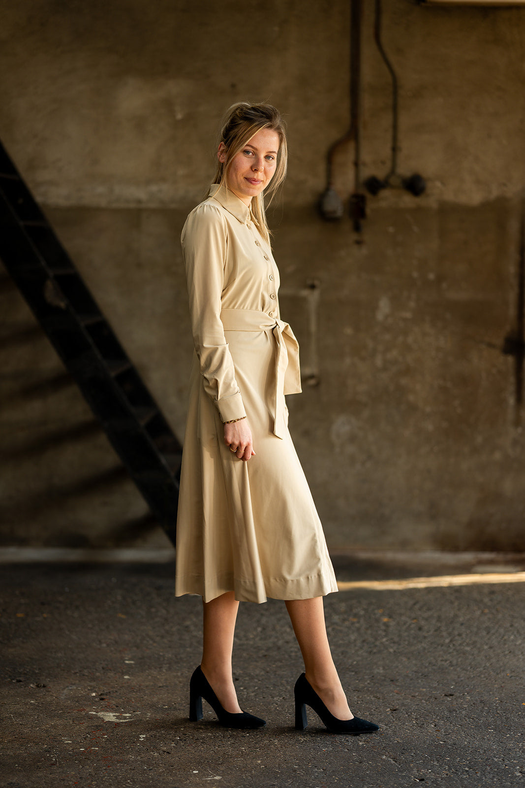Port Lavande Jurk Femke zand