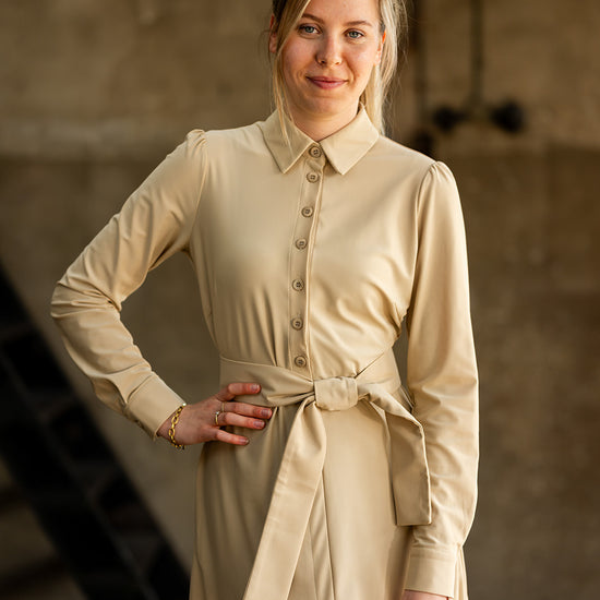 Port Lavande Jurk Femke zand