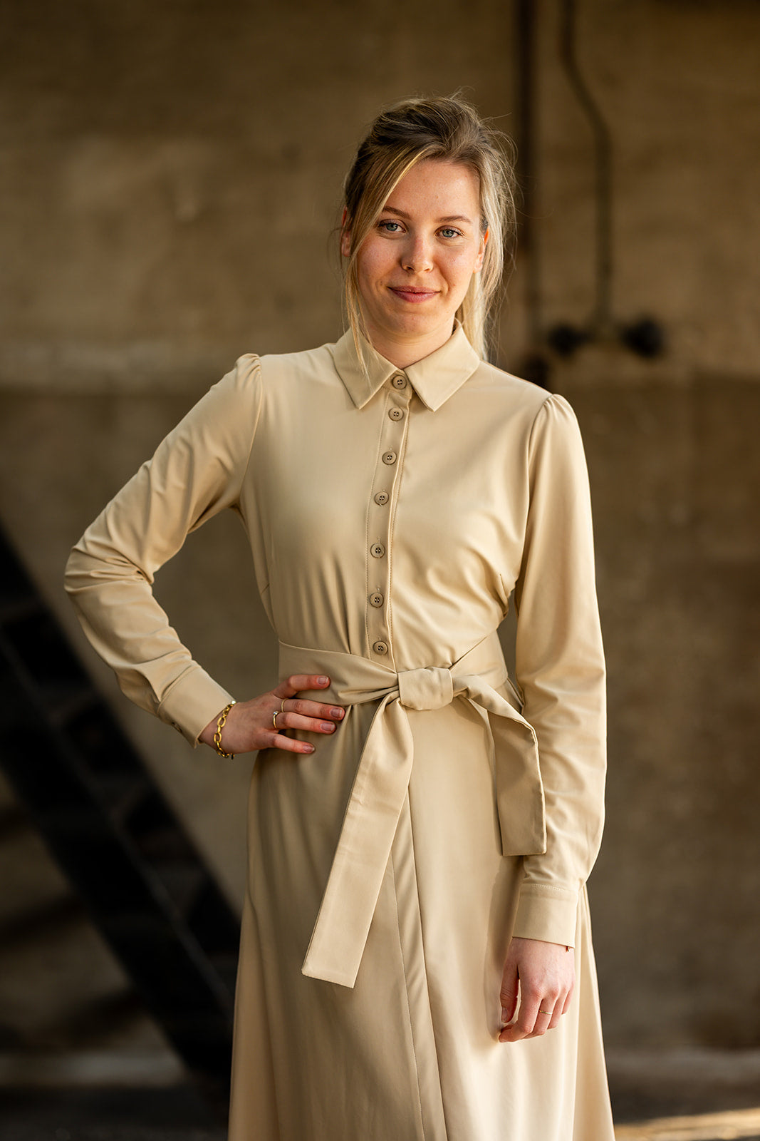 Port Lavande Jurk Femke zand