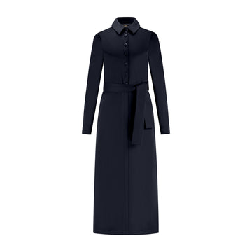 Port Lavande Jurk Floor donkerblauw