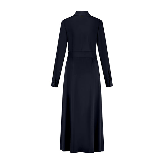 Port Lavande Jurk Floor donkerblauw