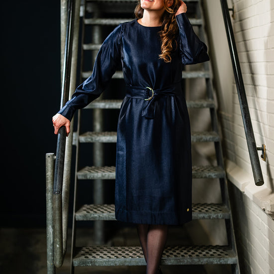 Port Lavande Jurk Iris donkerblauw