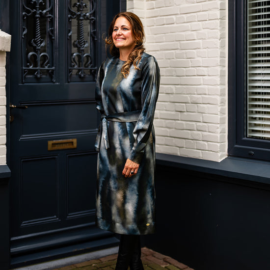 Port Lavande Jurk Isabel blauw