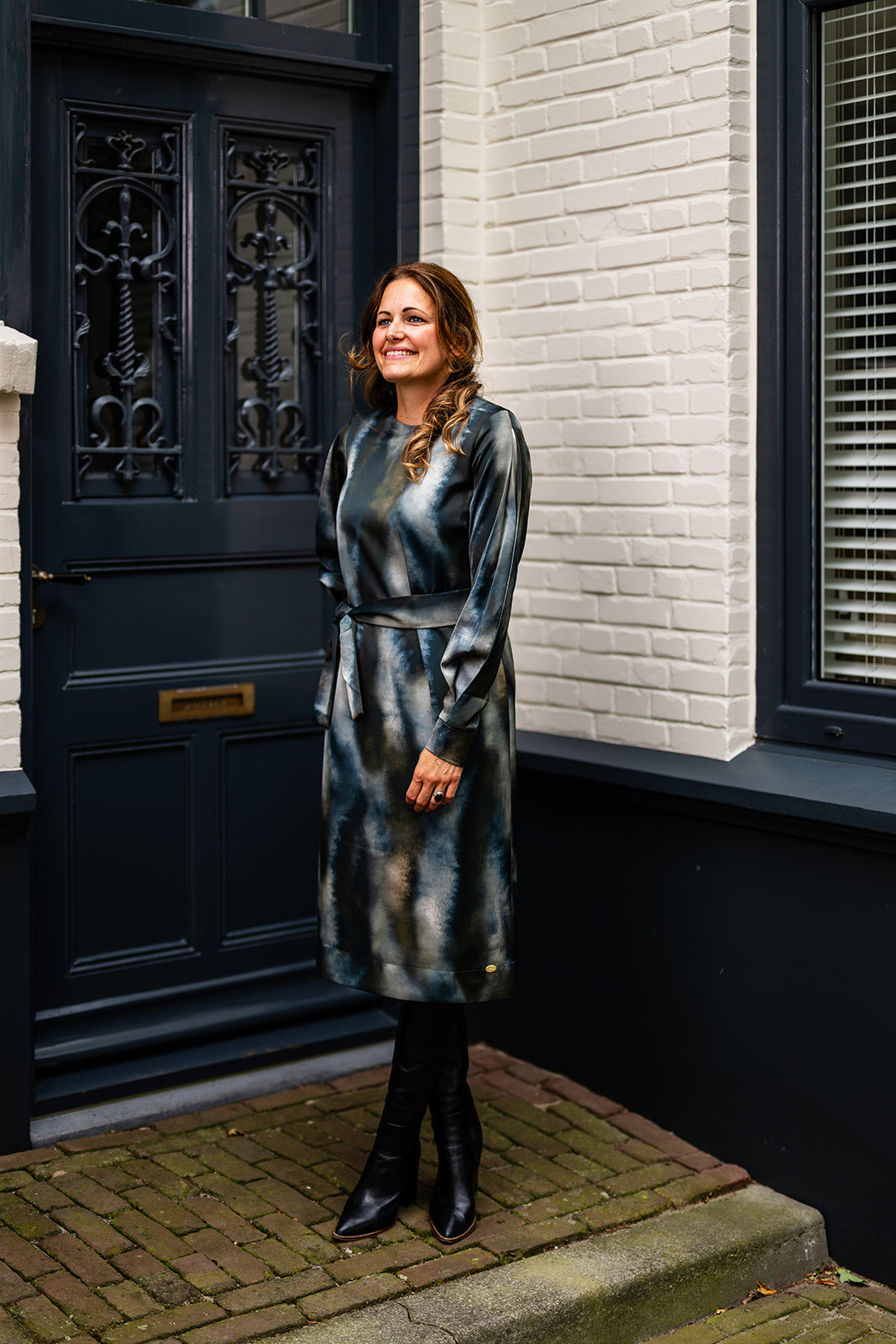 Port Lavande Jurk Isabel blauw