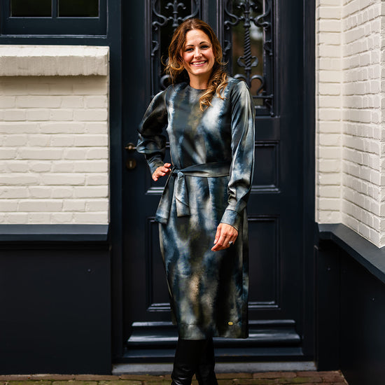 Port Lavande Jurk Isabel blauw
