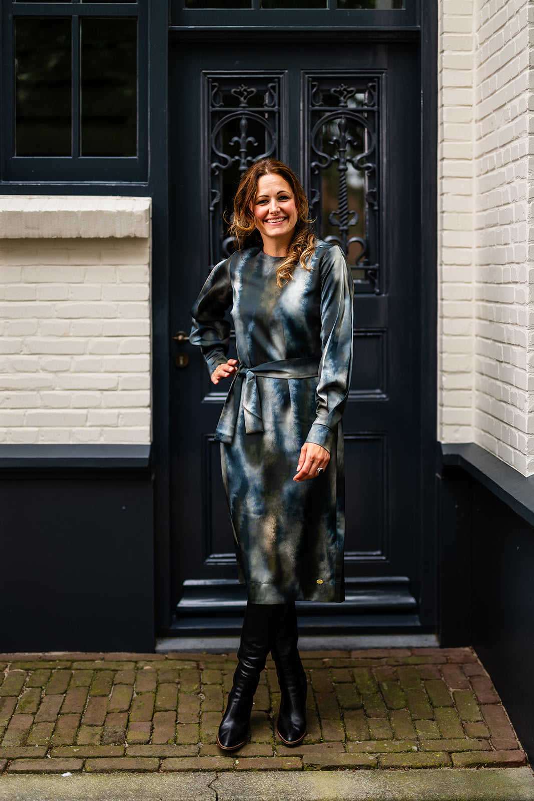 Port Lavande Jurk Isabel blauw