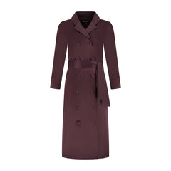Jurk Janske aubergine