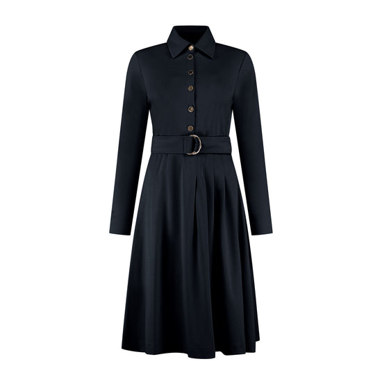 Port Lavande Jurk Jenthe donkerblauw