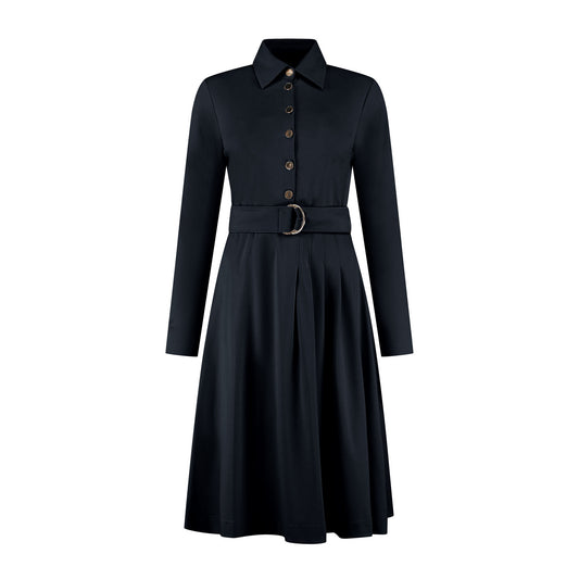 Port Lavande Jurk Jenthe donkerblauw