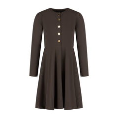 Lara dress dark brown