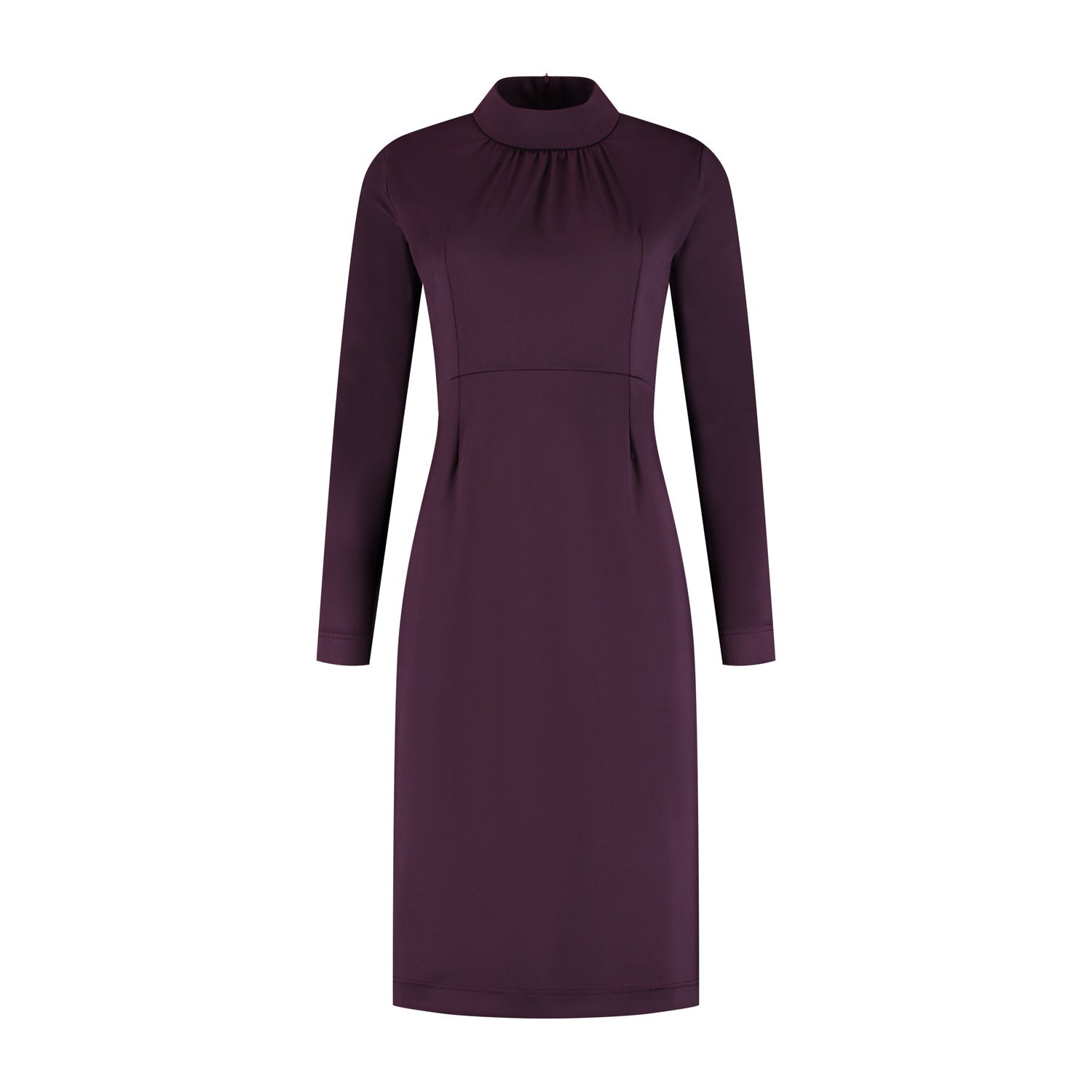 Port Lavande Jurk Leontien aubergine