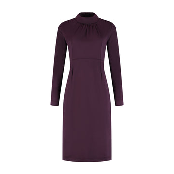 Port Lavande Jurk Leontien aubergine