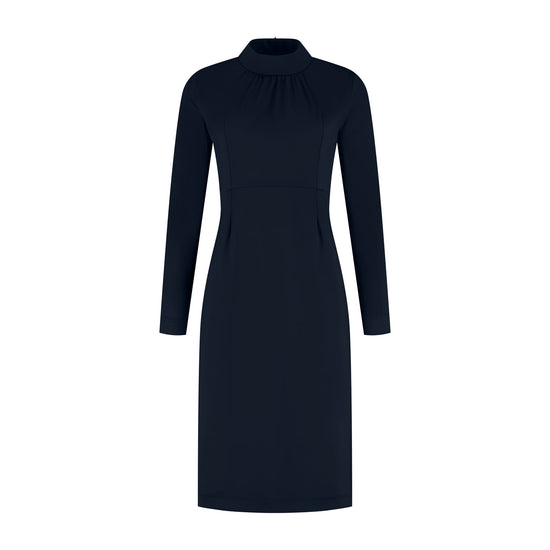 Port Lavande Jurk Leontien donkerblauw