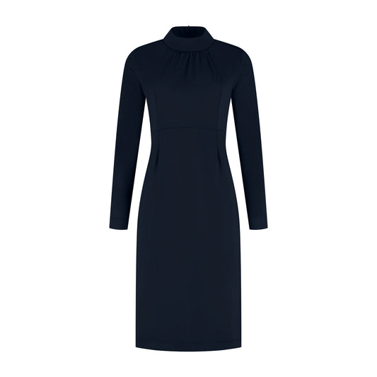 Port Lavande Jurk Leontien donkerblauw