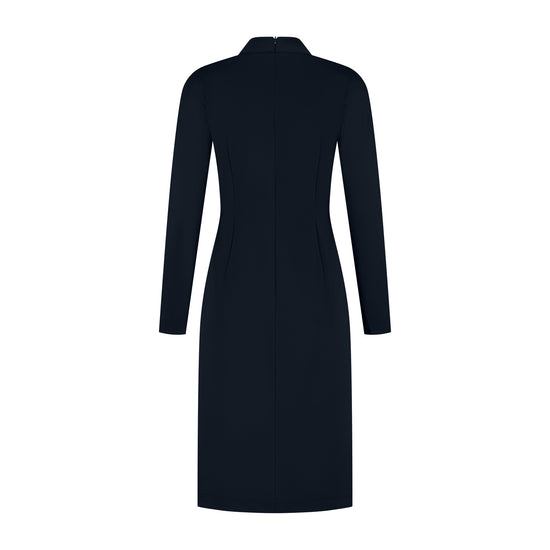 Port Lavande Jurk Leontien donkerblauw