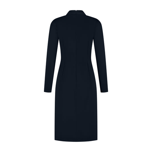 Port Lavande Jurk Leontien donkerblauw