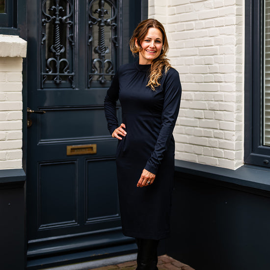 Port Lavande Jurk Leontien zwart