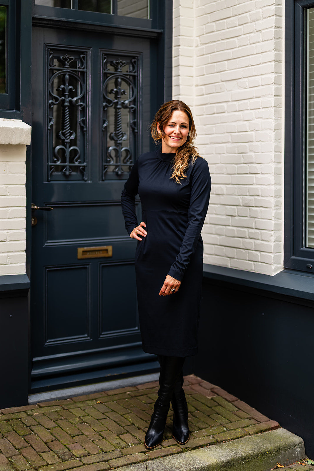 Port Lavande Jurk Leontien zwart