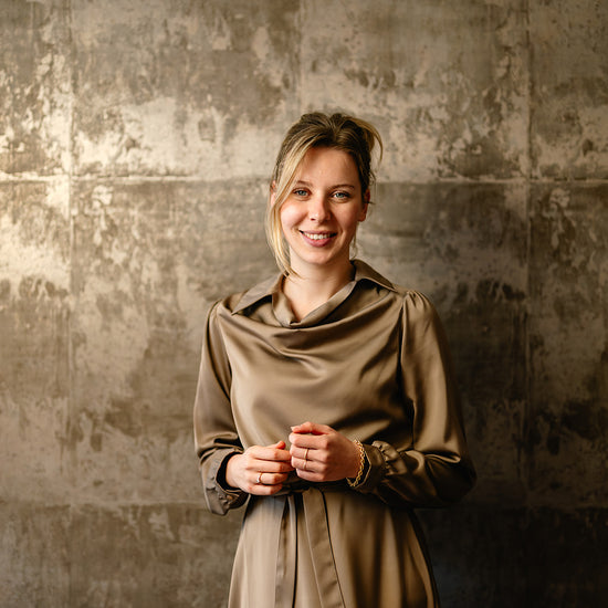 Port Lavande Jurk Lois taupe