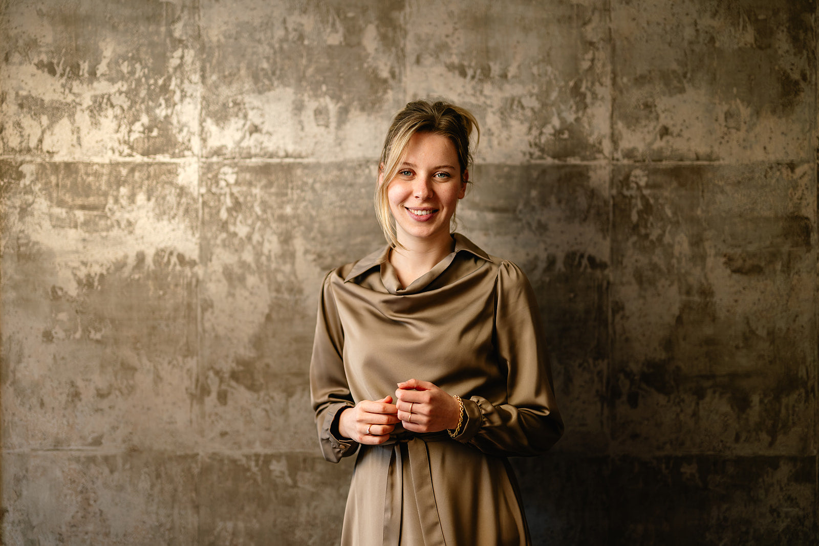 Port Lavande Jurk Lois taupe