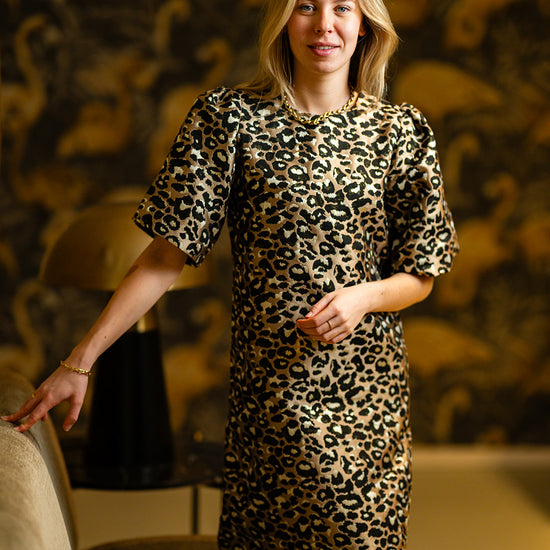 Port Lavande Jurk Rebekka zand