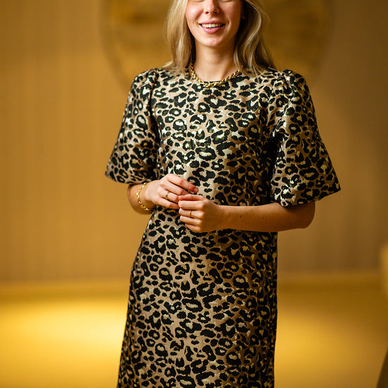 Port Lavande Jurk Rebekka zand