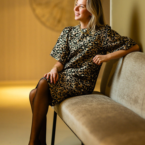 Port Lavande Jurk Rebekka zand