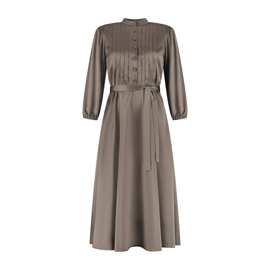 Port Lavande Jurk Tara taupe