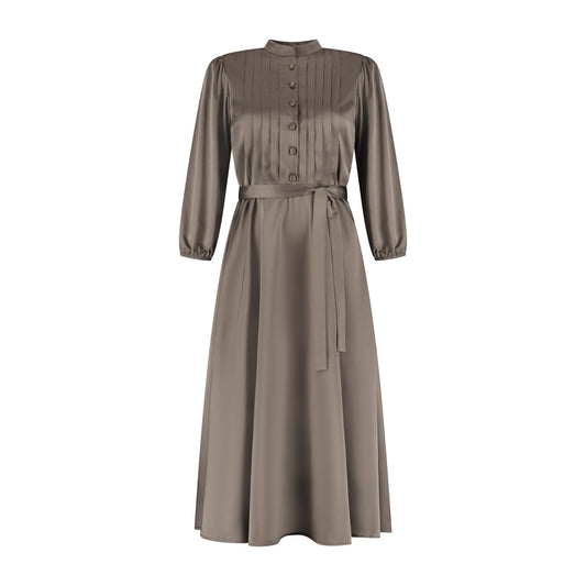 Port Lavande Jurk Tara taupe