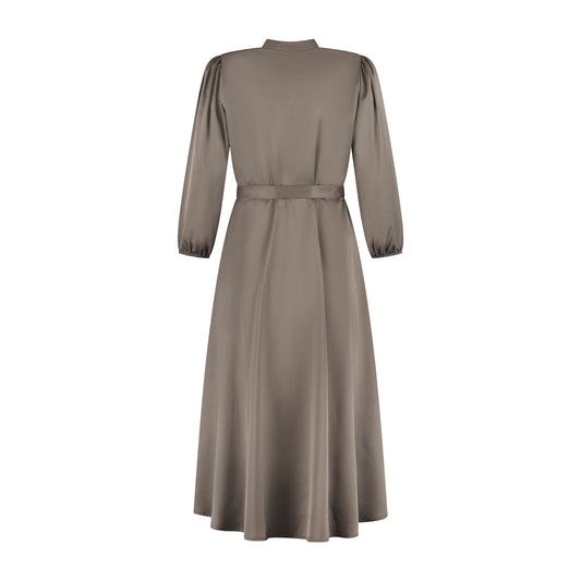 Port Lavande Jurk Tara taupe