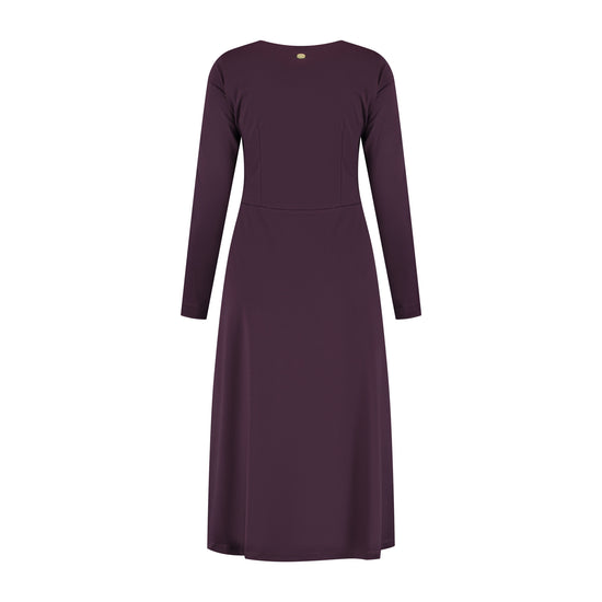 Port Lavande Jurk Viola aubergine