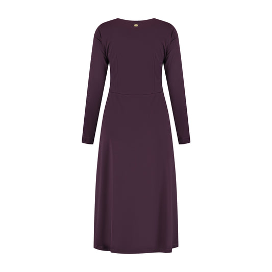 Port Lavande Jurk Viola aubergine