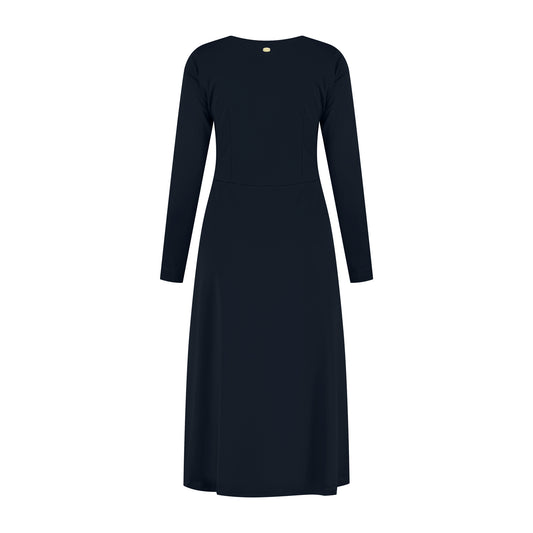 Port Lavande Jurk Viola donkerblauw