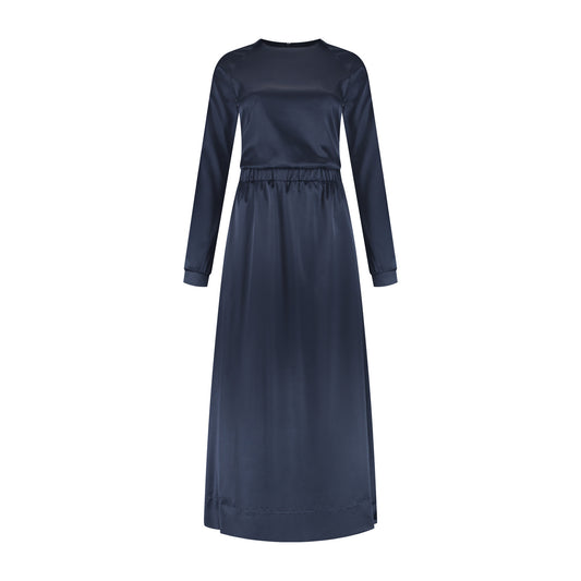 Port Lavande Jurk Violet donkerblauw