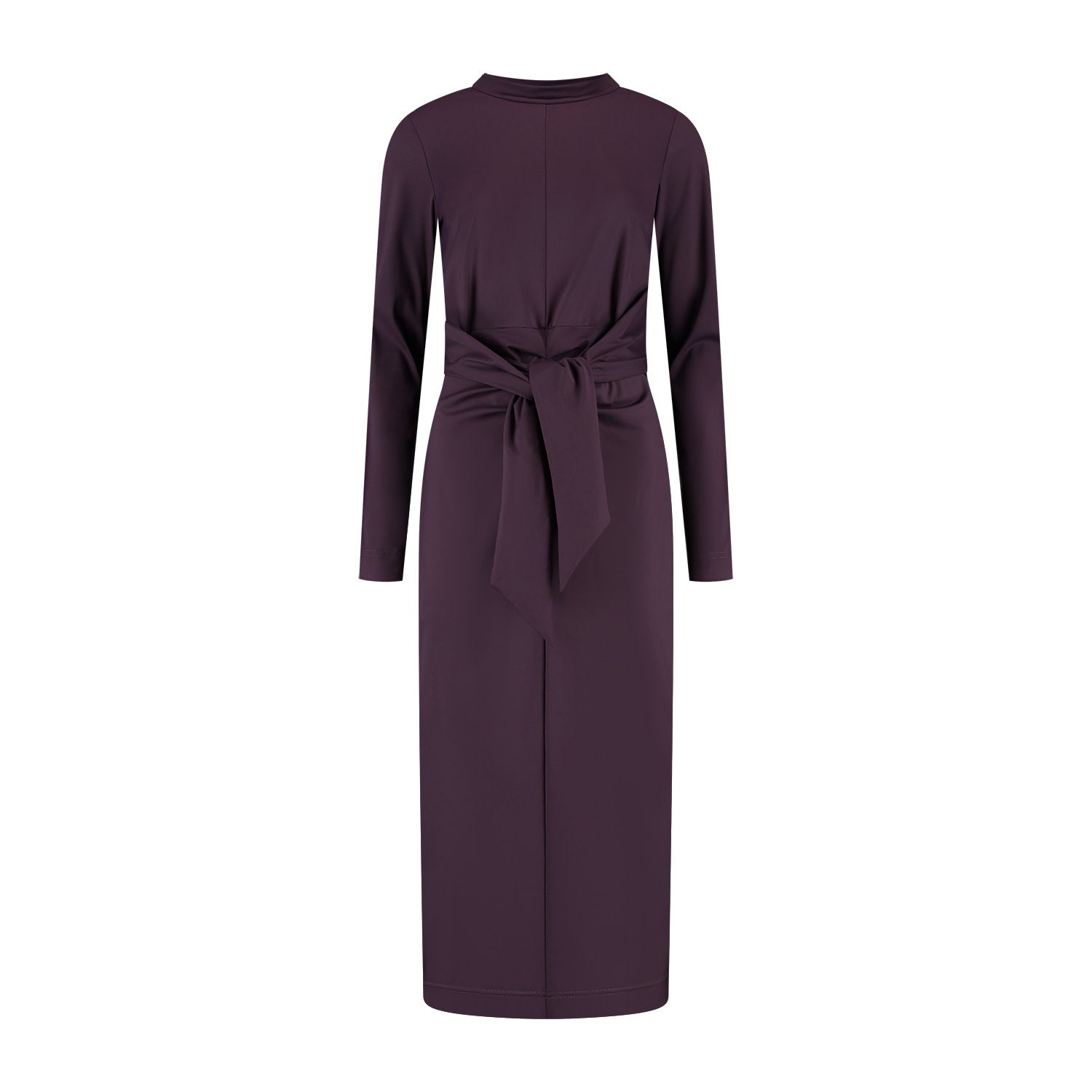 Port Lavande Jurk Zelena aubergine