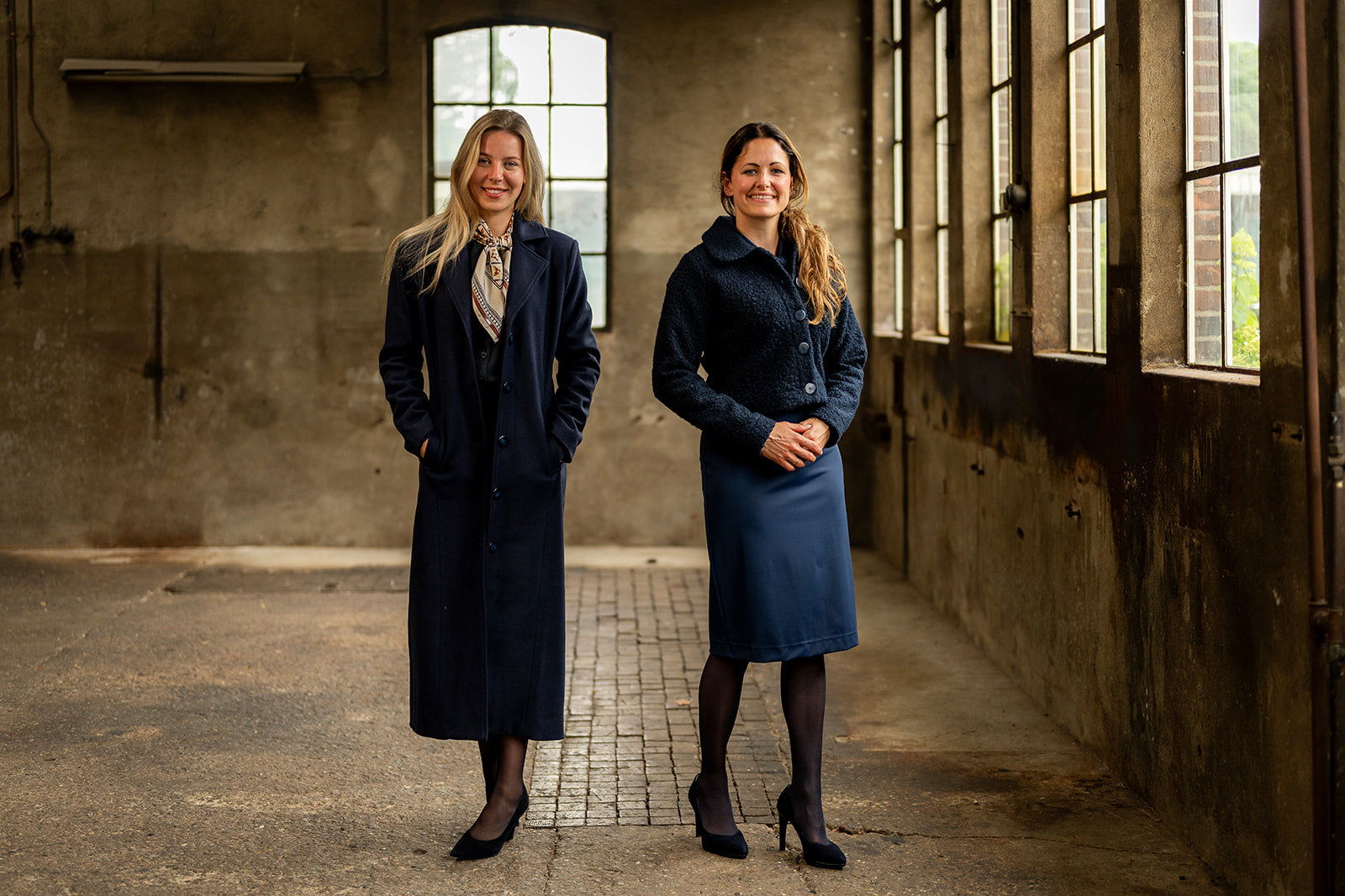 Port Lavande Mantel Marieke donkerblauw