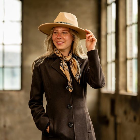 Port Lavande Mantel Marieke donkerbruin