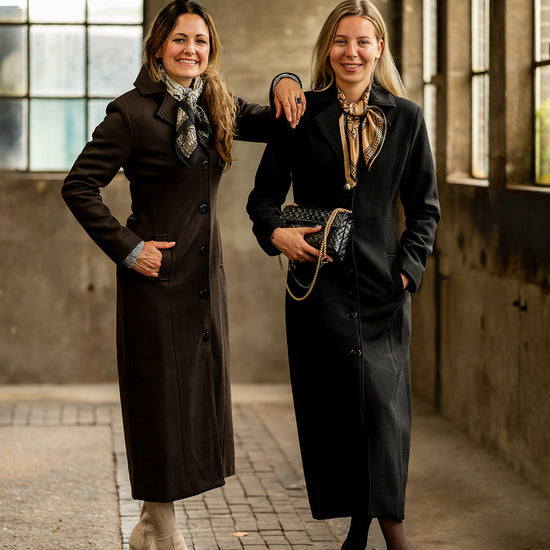 Port Lavande Mantel Marieke donkerbruin