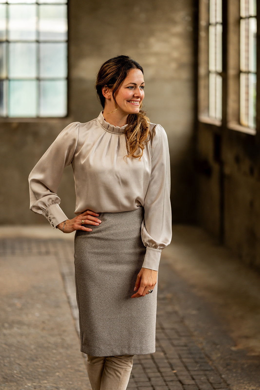 Port Lavande Rok Arnette bruin