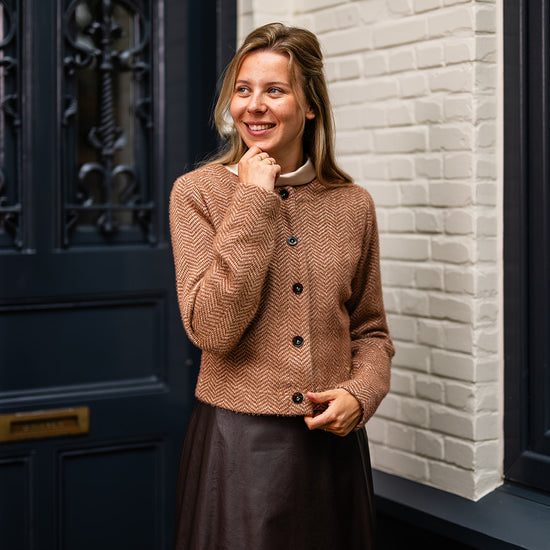 Port Lavande Rok Christiena donkerbruin