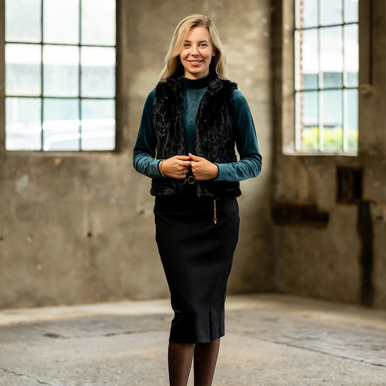 Port Lavande Rok Katja zwart