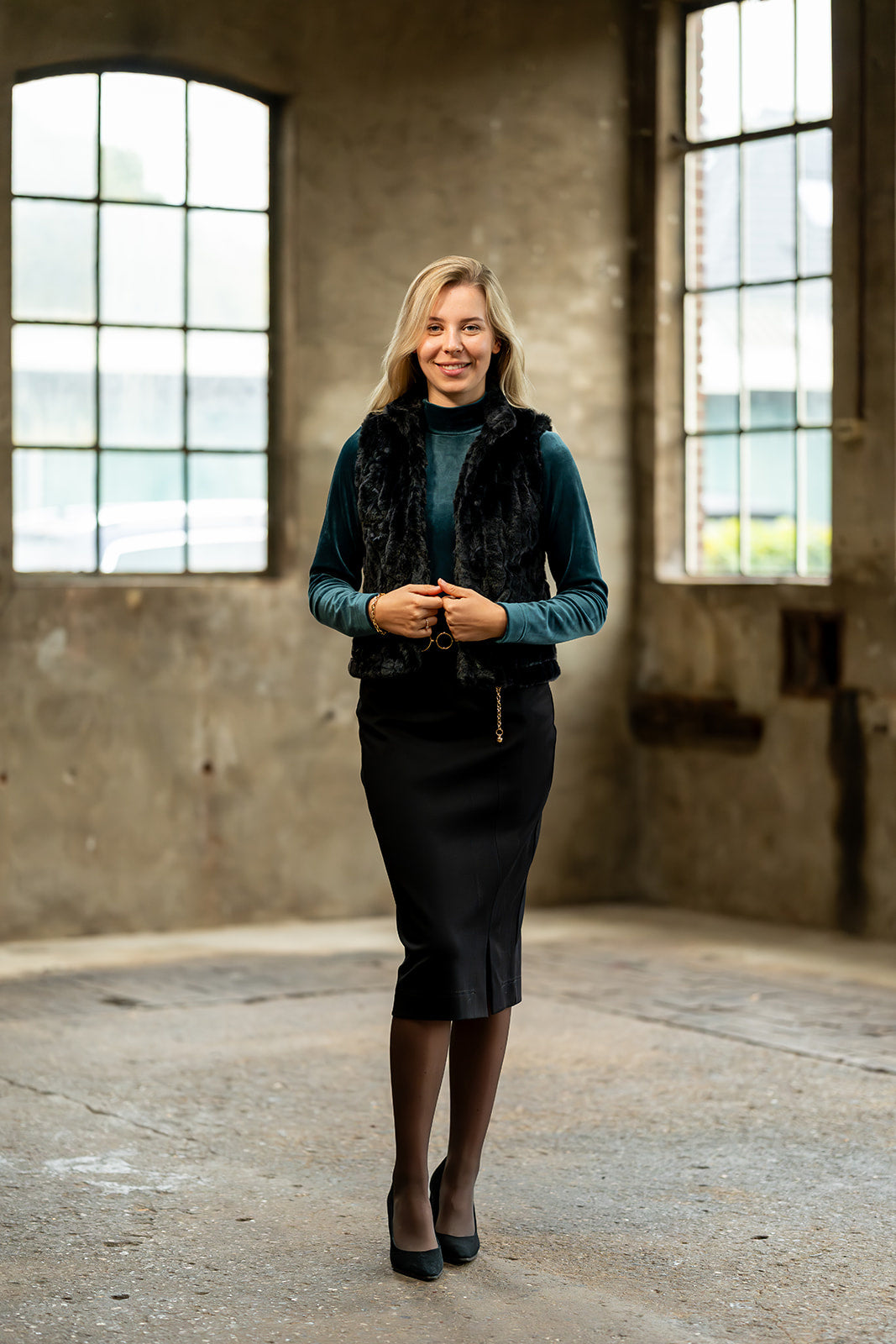 Port Lavande Rok Katja zwart