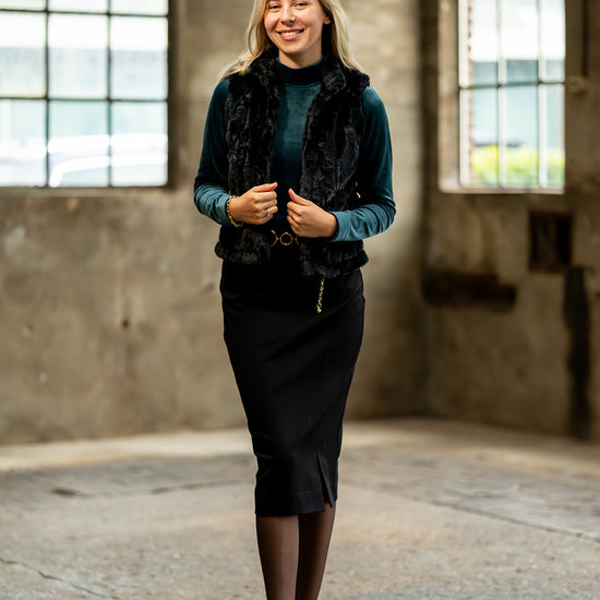Port Lavande Rok Katja zwart