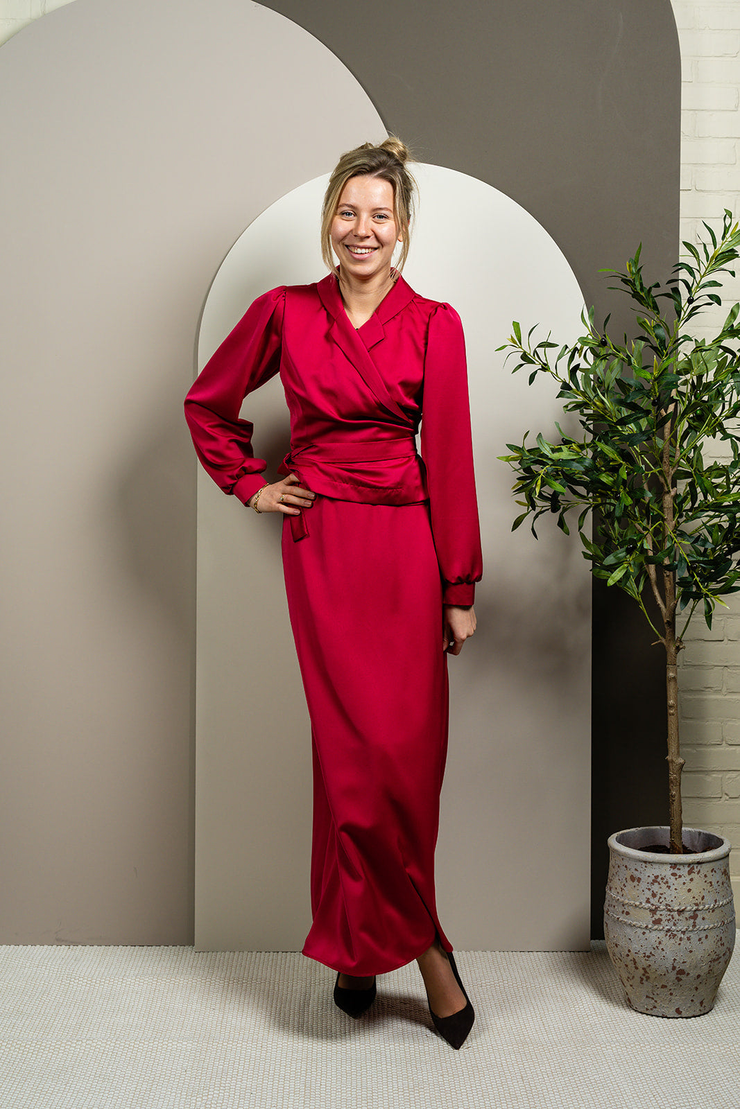 Port Lavande Rok Lucia cerise