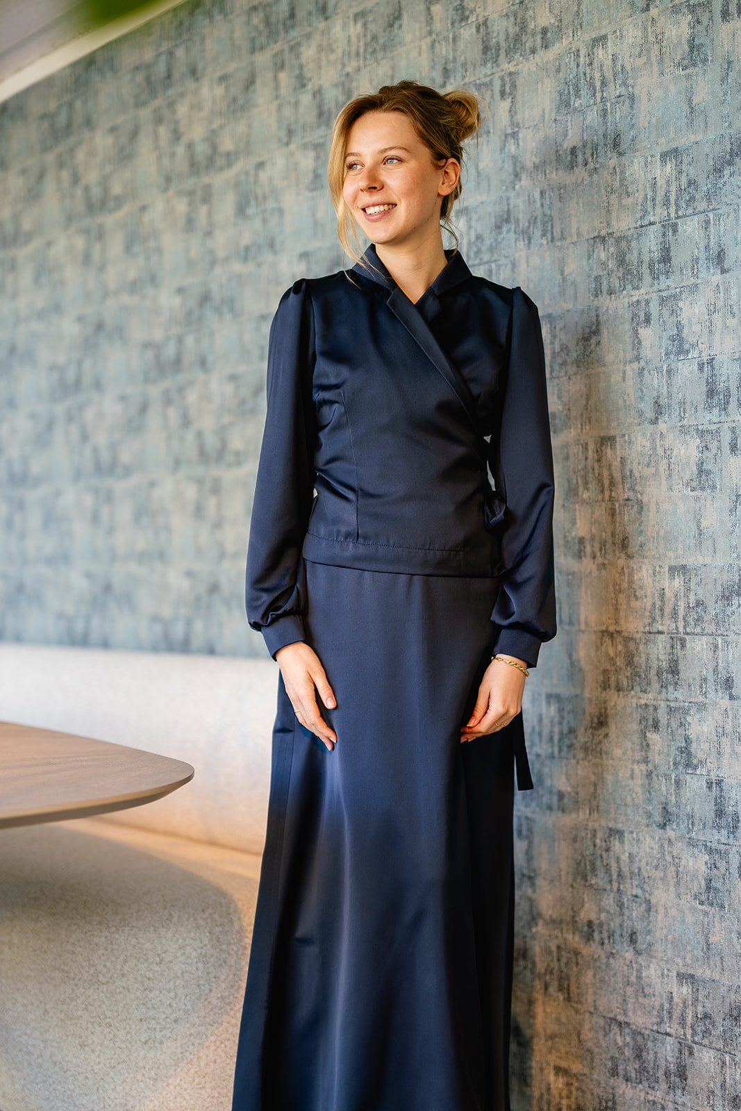 Port Lavande Rok Lucia donkerblauw