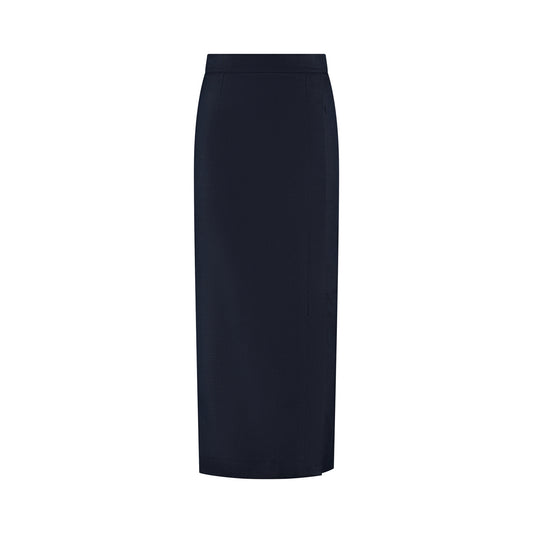 Port Lavande Rok Sarina donkerblauw