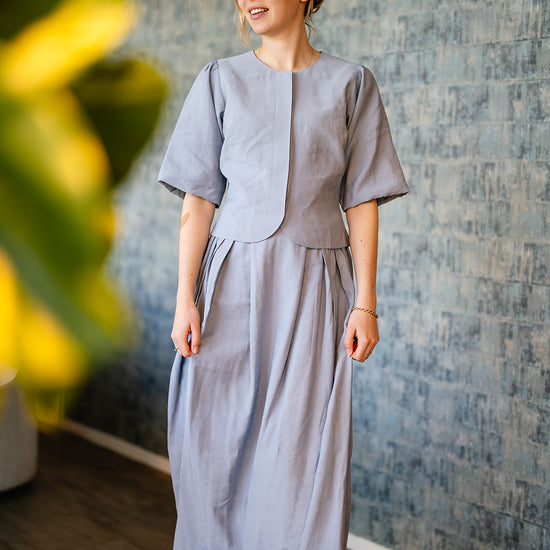 Port Lavande Rok Sharon blauw