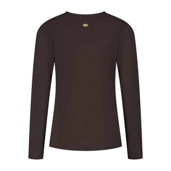 Port Lavande Shirt Liselot donkerbruin